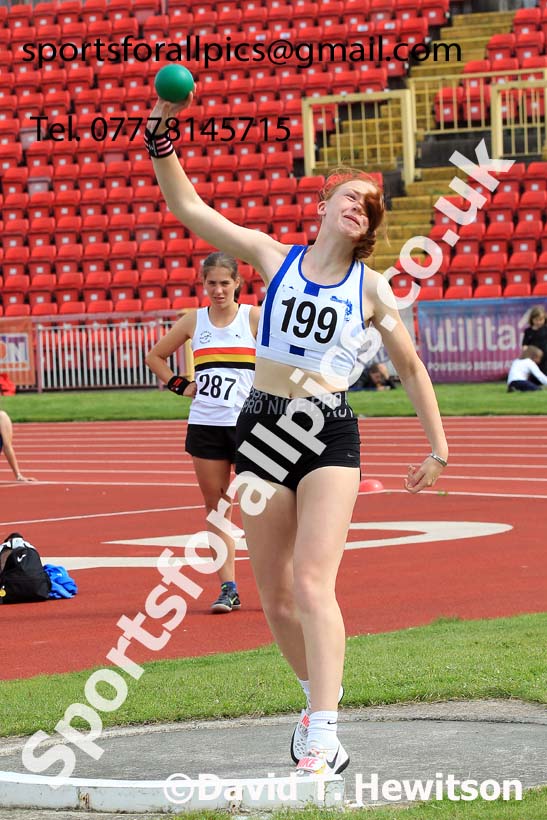 Shot Putt, 2024 Gateshead Tartan Games.  Photo: David T. Hewitson/Sports for All Pics